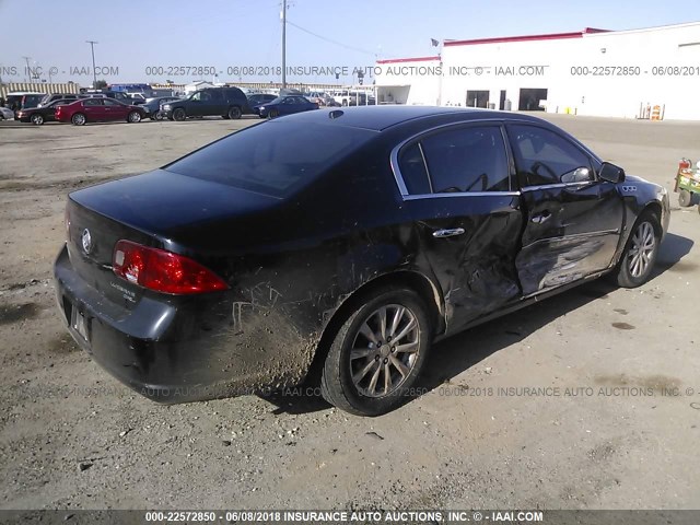 1G4HD57246U242752 - 2006 BUICK LUCERNE CXL BLACK photo 4