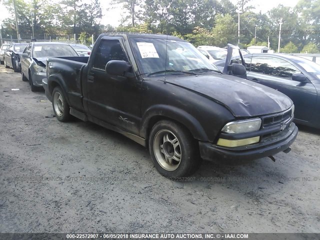 1GCCS1448Y8187222 - 2000 CHEVROLET S TRUCK S10 BLACK photo 1