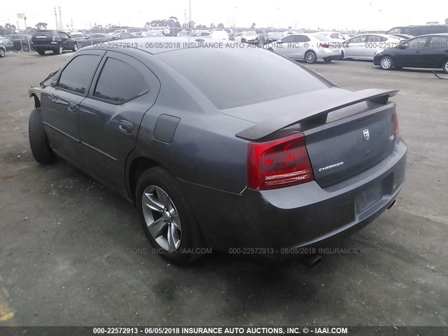 2B3KA53H17H834399 - 2007 DODGE CHARGER R/T GRAY photo 3