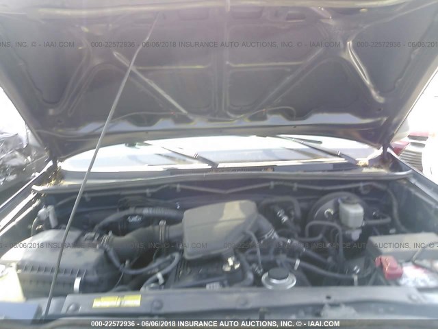 5TEUX42N18Z547531 - 2008 TOYOTA TACOMA ACCESS CAB Blau Foto 10