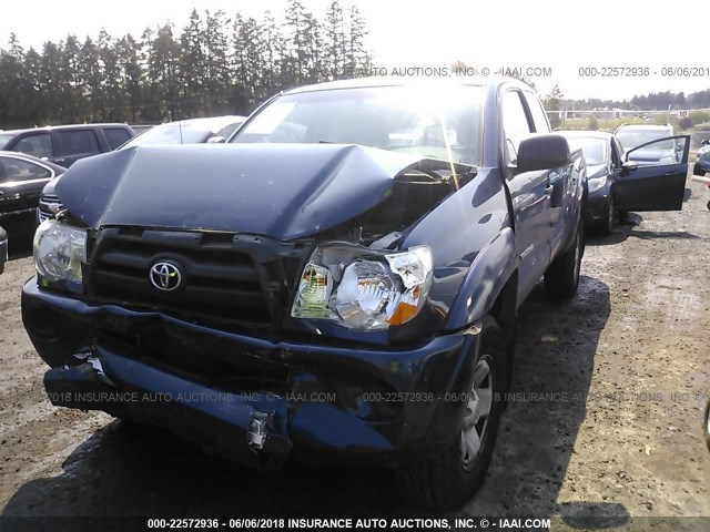 5TEUX42N18Z547531 - 2008 TOYOTA TACOMA ACCESS CAB Blau Foto 2