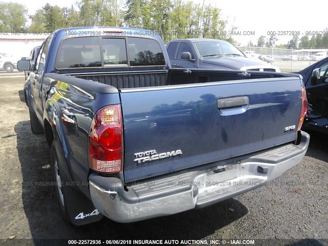 5TEUX42N18Z547531 - 2008 TOYOTA TACOMA ACCESS CAB Blau Foto 3
