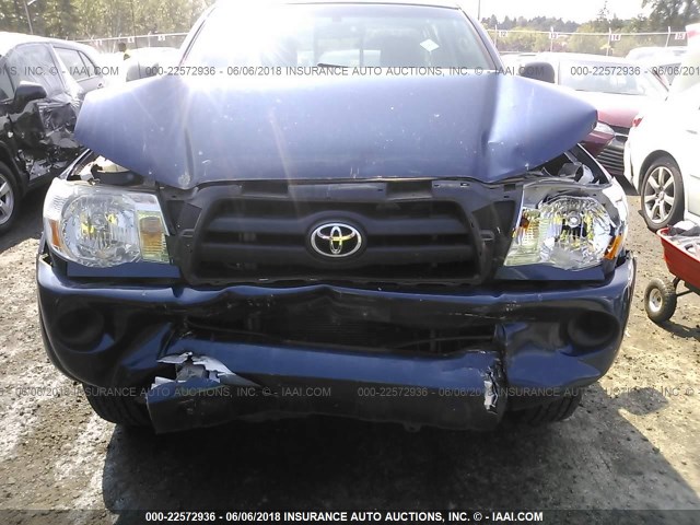 5TEUX42N18Z547531 - 2008 TOYOTA TACOMA ACCESS CAB BLUE photo 6