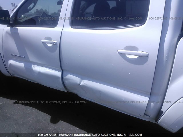 5TFJU4GN4EX063456 - 2014 TOYOTA TACOMA DOUBLE CAB PRERUNNER WHITE photo 6