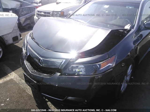 19UUA8F51DA008898 - 2013 ACURA TL TECH Մոխրագույն լուսանկար 6