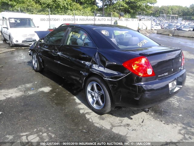 1G2ZG57N184159345 - 2008 PONTIAC G6 SE BLACK photo 3