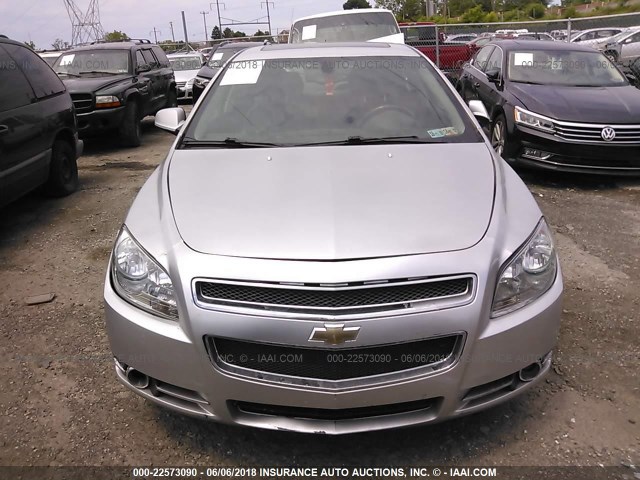 1G1ZE5E70BF121793 - 2011 CHEVROLET MALIBU LTZ SILVER photo 6