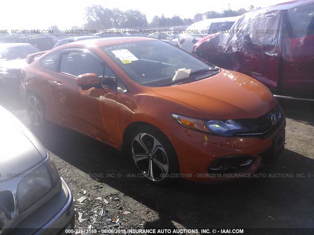 2HGFG4A52EH700985 - 2014 HONDA CIVIC SI ORANGE photo 1