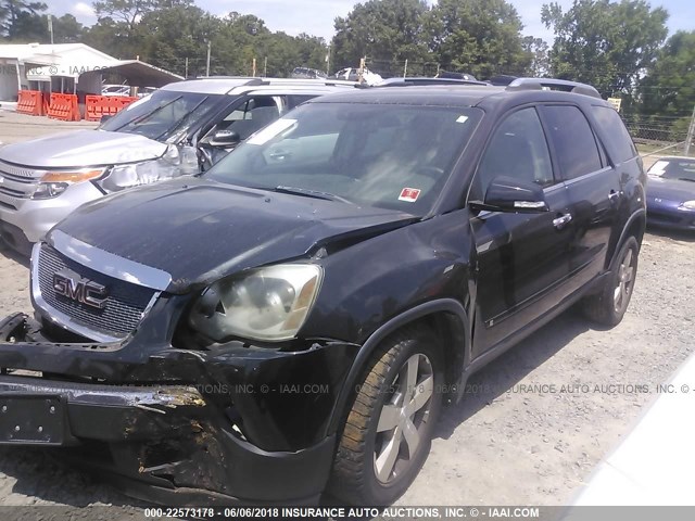 1GKER23D79J118998 - 2009 GMC ACADIA SLT-1 GRAY photo 2