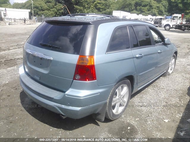 2A8GM68X88R612108 - 2008 CHRYSLER PACIFICA TOURING BLUE photo 4