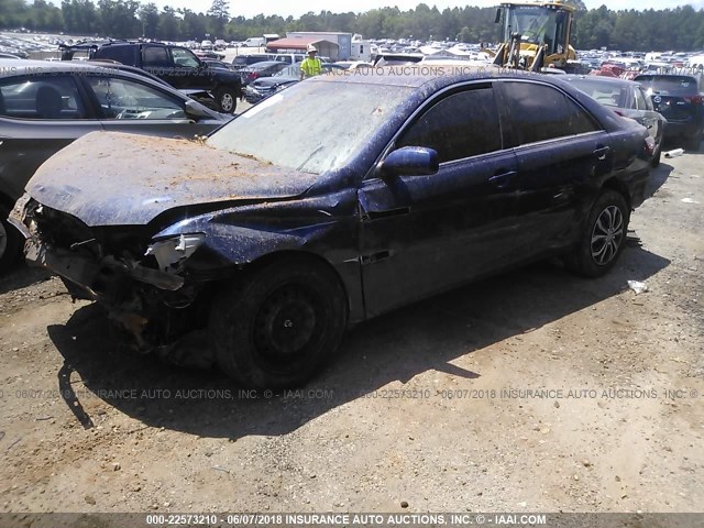 4T1BE46K47U120795 - 2007 TOYOTA CAMRY NEW GENERAT CE/LE/XLE/SE BLUE photo 2