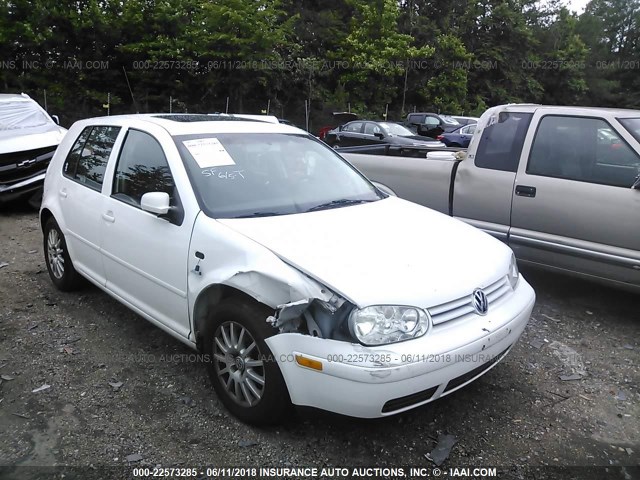 9BWGP61J034035550 - 2003 VOLKSWAGEN GOLF GLS TDI WHITE photo 6