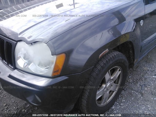 1J4HR48N26C262166 - 2006 JEEP GRAND CHEROKEE LAREDO/COLUMBIA/FREEDOM 灰色 照片 6