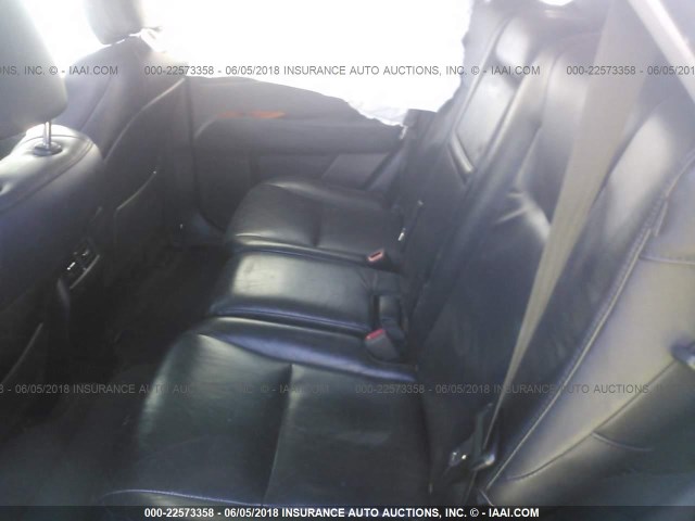 2T2BK1BA5BC084643 - 2011 LEXUS RX 350 BLACK photo 8