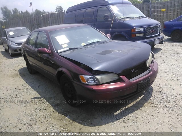 4T1BG22K2XU447992 - 1999 TOYOTA CAMRY CE/LE/XLE RED photo 1