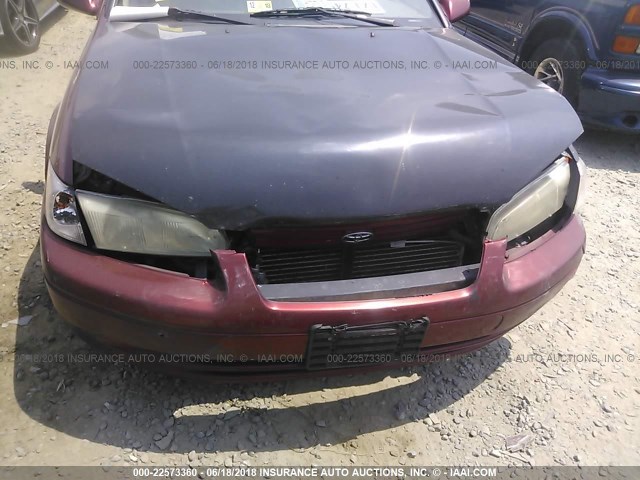 4T1BG22K2XU447992 - 1999 TOYOTA CAMRY CE/LE/XLE RED photo 6