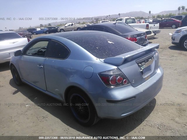 JTKDE167680228411 - 2008 TOYOTA SCION TC BLUE photo 3