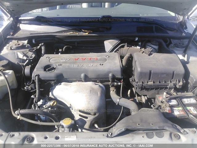 4T1BE32K94U809453 - 2004 TOYOTA CAMRY LE/XLE/SE ვერცხლისფერი ფოტო 10