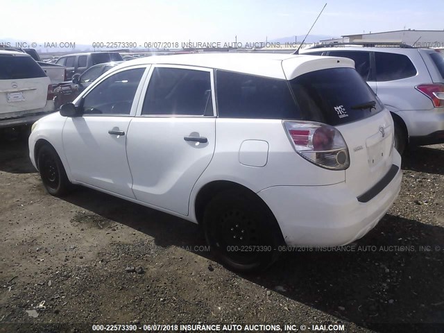 2T1KR32E57C682009 - 2007 TOYOTA COROLLA MATRIX XR WHITE photo 3