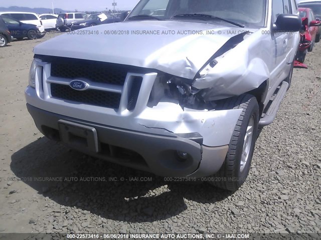 1FMZU67E61UB82602 - 2001 FORD EXPLORER SPORT TR  SILVER photo 6