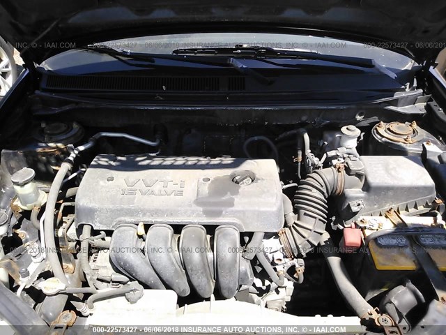 2T1KR32E26C620100 - 2006 TOYOTA COROLLA MATRIX XR BLACK photo 10