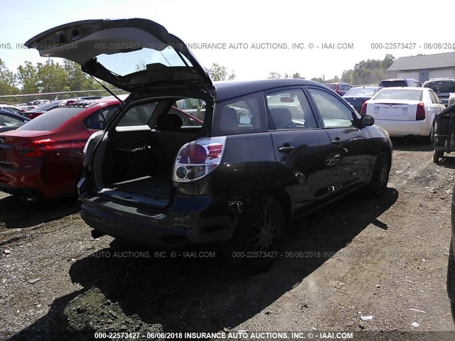 2T1KR32E26C620100 - 2006 TOYOTA COROLLA MATRIX XR BLACK photo 4
