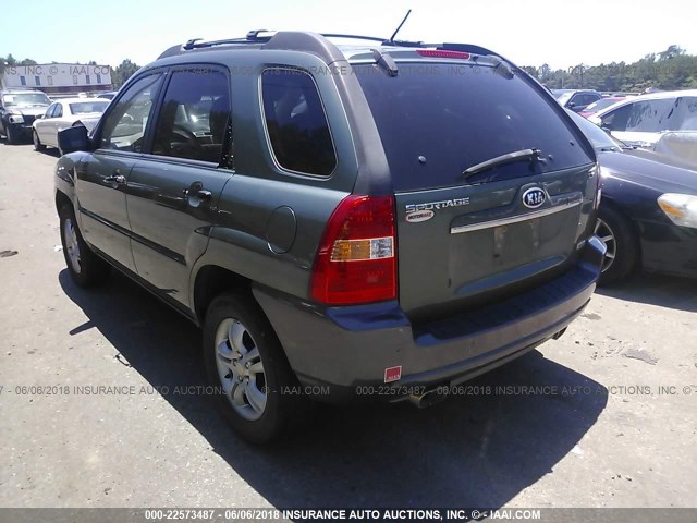 KNDJF723777417944 - 2007 KIA SPORTAGE EX/LX GREEN photo 6