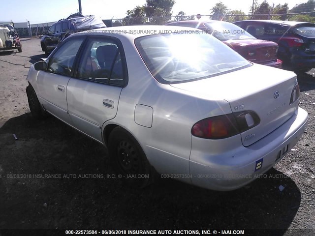 2T1BR18E8XC221706 - 1999 TOYOTA COROLLA VE/CE/LE 银色 照片 3