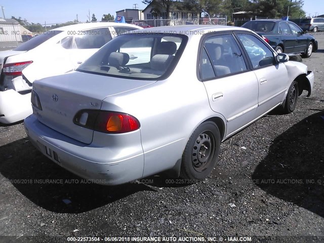 2T1BR18E8XC221706 - 1999 TOYOTA COROLLA VE/CE/LE 银色 照片 4
