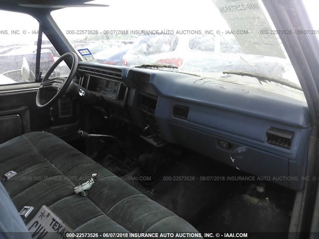 1FTHX2518GKB94190 - 1986 FORD F250 GRAY photo 5