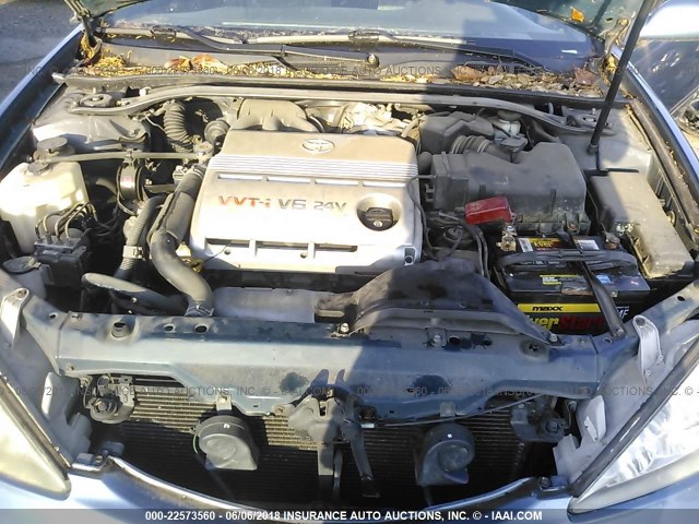 4T1BF32K24U574102 - 2004 TOYOTA CAMRY LE/XLE/SE ლურჯი ფოტო 10