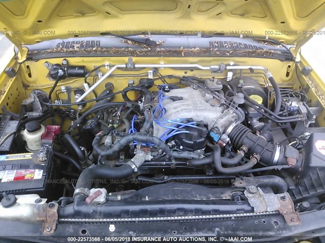 5N1ED28Y24C622065 - 2004 NISSAN XTERRA XE/SE YELLOW photo 10