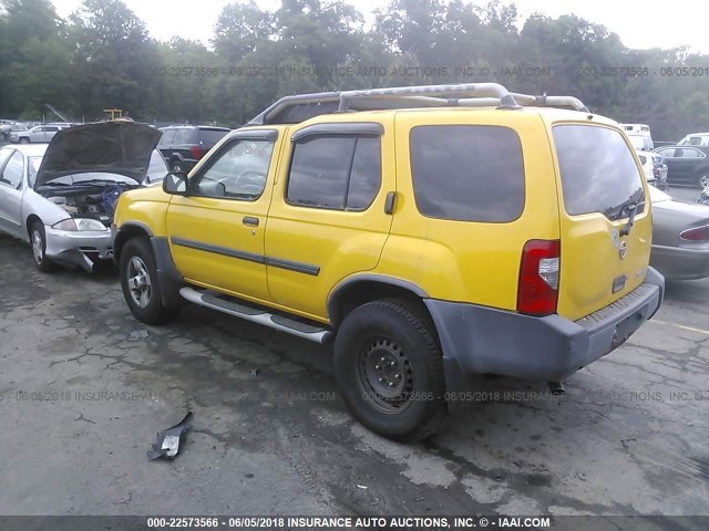 5N1ED28Y24C622065 - 2004 NISSAN XTERRA XE/SE YELLOW photo 3