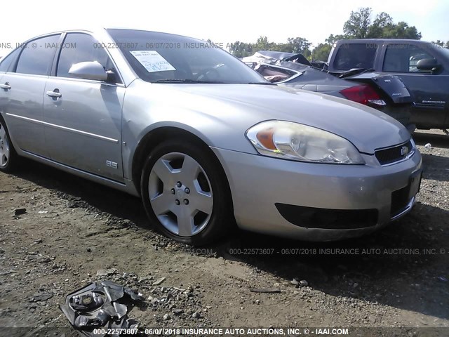 2G1WD58C789132533 - 2008 CHEVROLET IMPALA SUPER SPORT SILVER photo 6