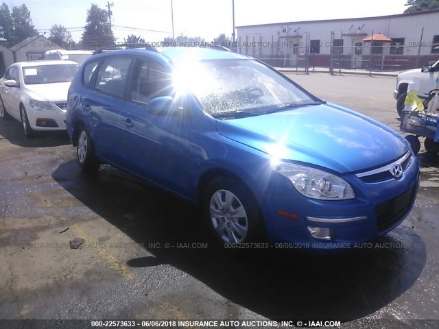 KMHDC8AE3AU082734 - 2010 HYUNDAI ELANTRA TOURING GLS/SE BLUE photo 1