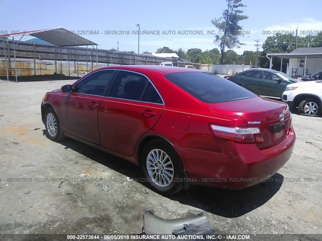 4T1BE46K27U106023 - 2007 TOYOTA CAMRY NEW GENERAT  RED photo 3