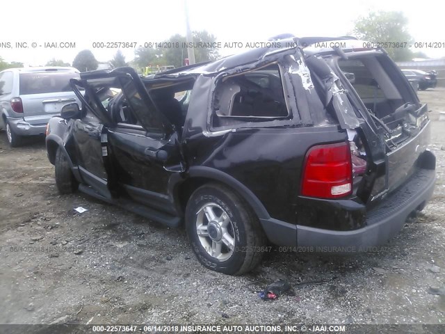1FMZU73K83ZA25239 - 2003 FORD EXPLORER XLT/XLT SPORT/NBX BLACK photo 3