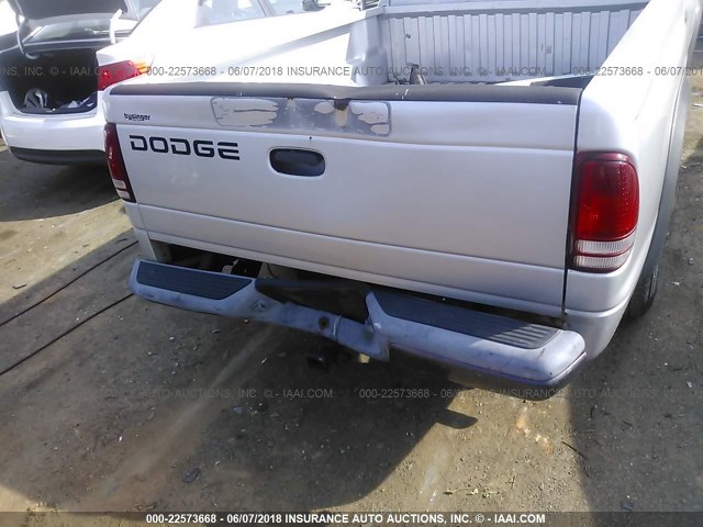 1B7FL16X32S553986 - 2002 DODGE DAKOTA SXT GRAY photo 6