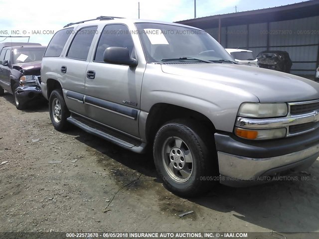 1GNEC13T11J124905 - 2001 CHEVROLET TAHOE C1500 BEIGE photo 1