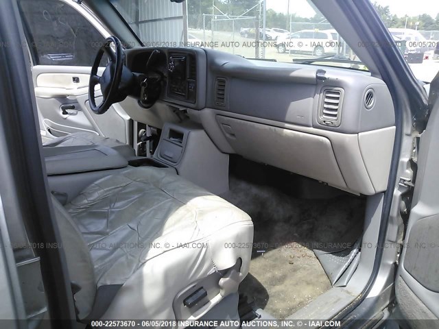 1GNEC13T11J124905 - 2001 CHEVROLET TAHOE C1500 BEIGE photo 5