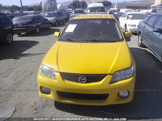 JM1BJ246731200646 - 2003 MAZDA PROTEGE PR5 黄色 照片 6