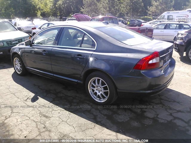 YV1AS982571040615 - 2007 VOLVO S80 3.2 BLUE photo 3