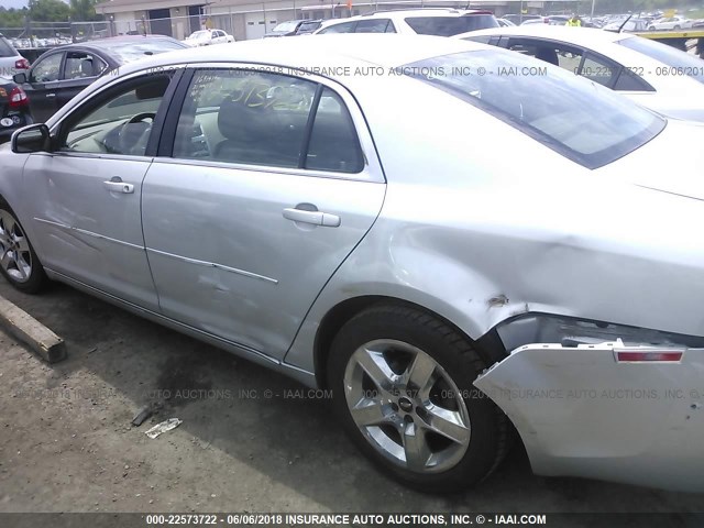 1G1ZC5E09AF188402 - 2010 CHEVROLET MALIBU 1LT 银色 照片 6