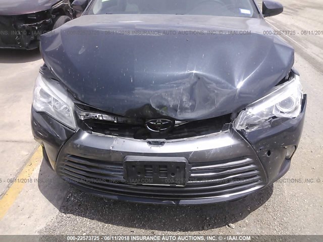 4T1BF1FK7FU104651 - 2015 TOYOTA CAMRY LE/XLE/SE/XSE BLACK photo 6