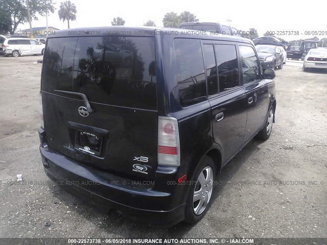 JTLKT334264112479 - 2006 TOYOTA SCION XB Көк фото 4