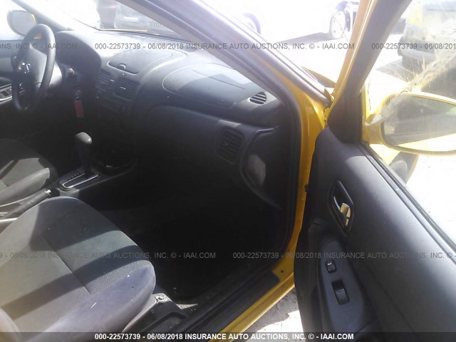 3N1CB51D76L529370 - 2006 NISSAN SENTRA 1.8/1.8S YELLOW photo 5