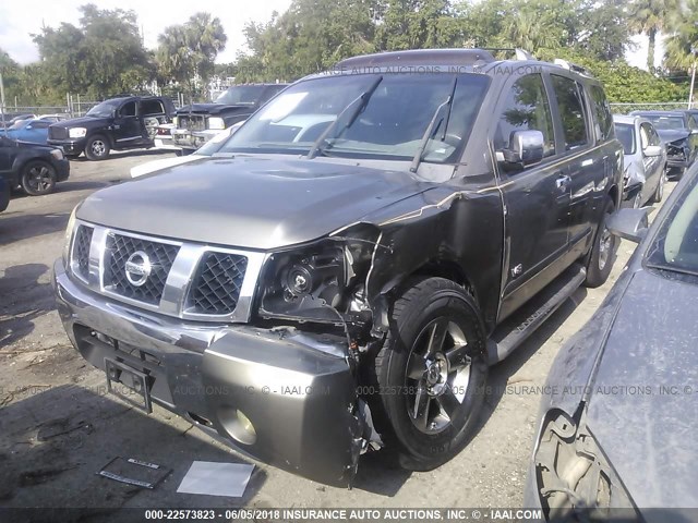 5N1AA08A96N707149 - 2006 NISSAN ARMADA SE/LE GRAY photo 6