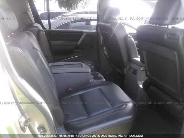 5N1AA08A96N707149 - 2006 NISSAN ARMADA SE/LE GRAY photo 8