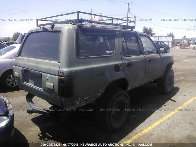 JT3VN39W6M0070256 - 1991 TOYOTA 4RUNNER VN39 SR5 GREEN photo 4