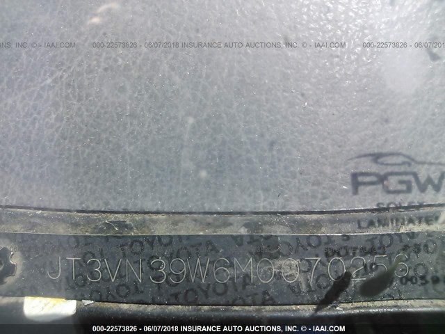 JT3VN39W6M0070256 - 1991 TOYOTA 4RUNNER VN39 SR5 绿色 照片 9